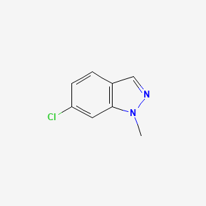6-Chloro-1-methyl-1H-indazole chemical structure (CAS 1210781-03-5)