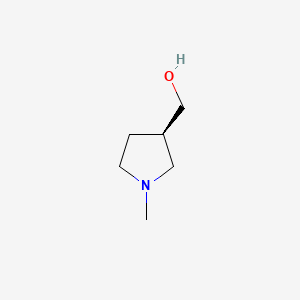 (R)-(1-Methylpyrrolidin-3-yl)methanol chemical structure (CAS 1210935-33-3)