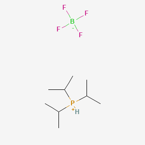 Triisopropylphosphonium tetrafluoroborate chemical structure (CAS 121099-07-8)