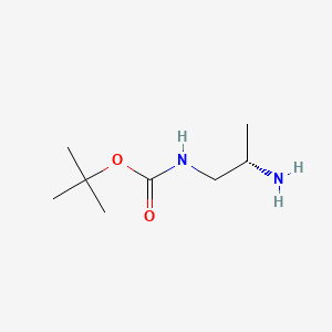 (S)-tert-Butyl (2-aminopropyl)carbamate chemical structure (CAS 121103-15-9)