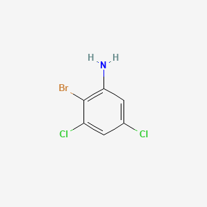 2-Bromo-3,5-dichloroaniline chemical structure (CAS 1211214-30-0)