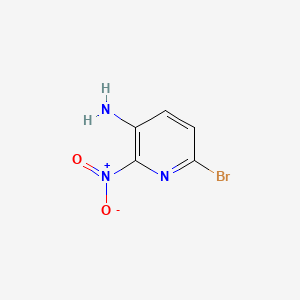 6-Bromo-2-nitropyridin-3-amine chemical structure (CAS 1211333-10-6)
