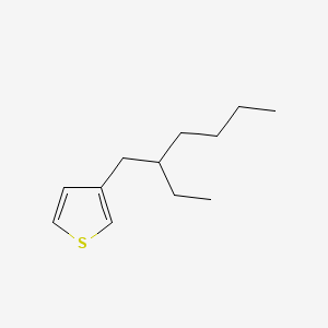 3-(2-Ethylhexyl)thiophene chemical structure (CAS 121134-38-1)