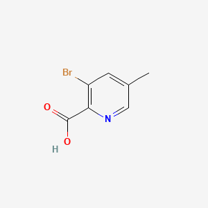 3-Bromo-5-methylpicolinic acid chemical structure (CAS 1211515-68-2)