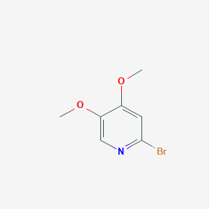 2-Bromo-4,5-dimethoxypyridine chemical structure (CAS 1211520-13-6)