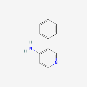 3-Phenylpyridin-4-amine chemical structure (CAS 1211524-38-7)