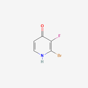 2-Bromo-3-fluoropyridin-4-ol chemical structure (CAS 1211525-92-6)