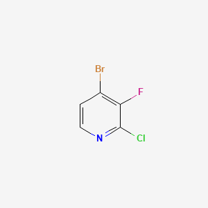 4-Bromo-2-chloro-3-fluoropyridine chemical structure (CAS 1211526-56-5)