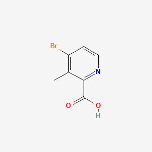 4-Bromo-3-methylpicolinic acid chemical structure (CAS 1211526-84-9)