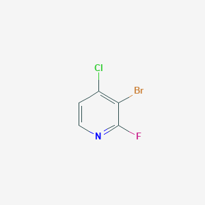 3-Bromo-4-chloro-2-fluoropyridine chemical structure (CAS 1211528-25-4)
