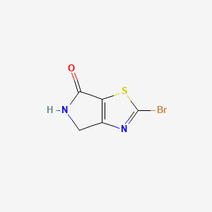 2-Bromo-4H-pyrrolo[3,4-d]thiazol-6(5H)-one chemical structure (CAS 1211531-11-1)