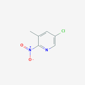 5-Chloro-3-methyl-2-nitropyridine chemical structure (CAS 1211532-85-2)