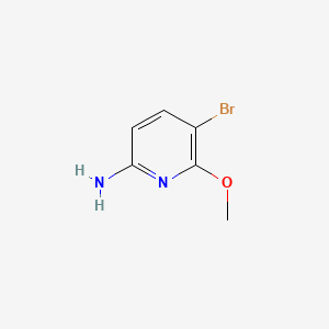 5-Bromo-6-methoxypyridin-2-amine chemical structure (CAS 1211533-83-3)