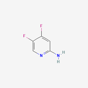 4,5-Difluoropyridin-2-amine chemical structure (CAS 1211537-08-4)