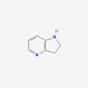 2,3-Dihydro-1H-pyrrolo[3,2-b]pyridine chemical structure (CAS 1211540-79-2)