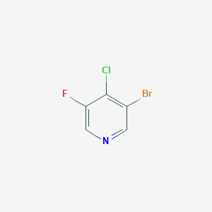 3-Bromo-4-chloro-5-fluoropyridine chemical structure (CAS 1211540-92-9)
