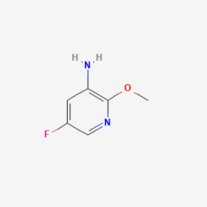 5-Fluoro-2-methoxypyridin-3-amine chemical structure (CAS 1211541-93-3)