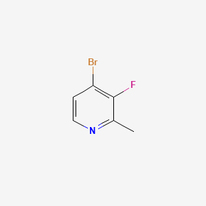 4-Bromo-3-fluoro-2-methylpyridine chemical structure (CAS 1211583-78-6)