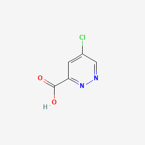5-Chloropyridazine-3-carboxylic acid chemical structure (CAS 1211587-01-7)