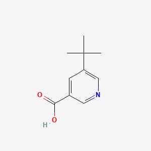 5-(tert-Butyl)nicotinic acid chemical structure (CAS 1211589-63-7)