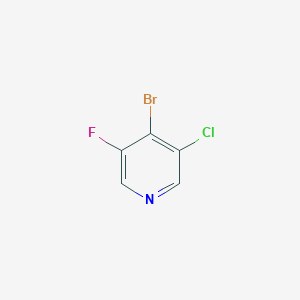 4-Bromo-3-chloro-5-fluoropyridine chemical structure (CAS 1211590-18-9)