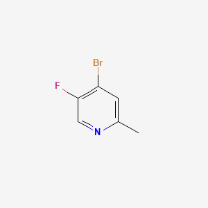 4-Bromo-5-fluoro-2-methylpyridine chemical structure (CAS 1211590-24-7)