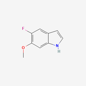 5-Fluoro-6-methoxy-1H-indole chemical structure (CAS 1211595-72-0)