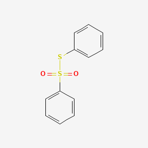 Benzenethiosulfonicacids-phenylester chemical structure (CAS 1212-08-4)