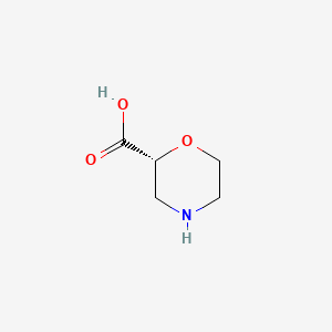 (R)-Morpholine-2-carboxylic acid chemical structure (CAS 1212396-52-5)