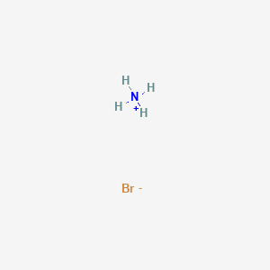 Ammonium bromide chemical structure (CAS 12124-97-9)