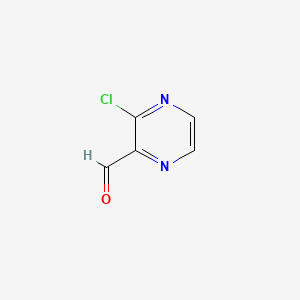 3-Chloropyrazine-2-carbaldehyde chemical structure (CAS 121246-96-6)