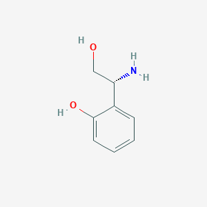 (R)-2-(1-Amino-2-hydroxyethyl)phenol chemical structure (CAS 1213028-30-8)