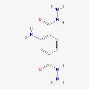 2-Aminoterephthalohydrazide chemical structure (CAS 1213232-65-5)