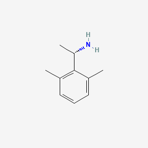 (S)-1-(2,6-dimethylphenyl)ethan-1-amine chemical structure (CAS 1213479-78-7)