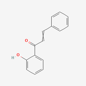 1-(2-Hydroxyphenyl)-3-phenylprop-2-en-1-one chemical structure (CAS 1214-47-7)