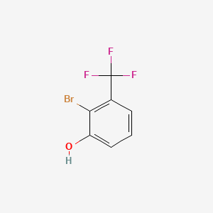 2-Bromo-3-(trifluoromethyl)phenol chemical structure (CAS 1214323-39-3)