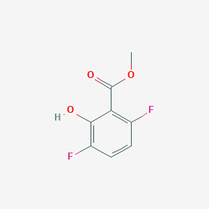 Methyl 3,6-difluoro-2-hydroxybenzoate chemical structure (CAS 1214324-50-1)