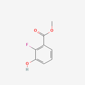 Methyl 2-fluoro-3-hydroxybenzoate chemical structure (CAS 1214324-64-7)