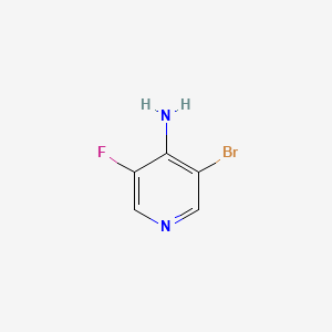3-Bromo-5-fluoropyridin-4-amine chemical structure (CAS 1214326-89-2)