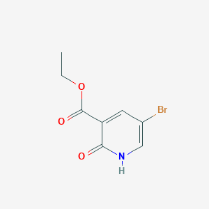 Ethyl 5-bromo-2-oxo-1,2-dihydropyridine-3-carboxylate chemical structure (CAS 1214332-75-8)