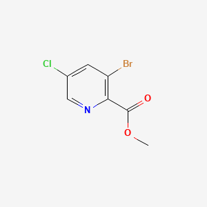 Methyl 3-bromo-5-chloropicolinate chemical structure (CAS 1214362-45-4)