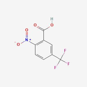 2-Nitro-5-(trifluoromethyl)benzoic acid chemical structure (CAS 1214373-54-2)