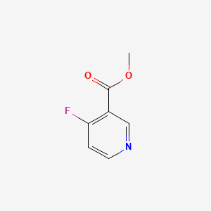 Methyl 4-fluoropyridine-3-carboxylate chemical structure (CAS 1214375-37-7)