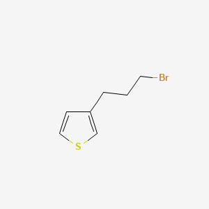 3-(3-Bromopropyl)thiophene chemical structure (CAS 121459-86-7)
