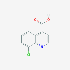 8-Chloroquinoline-4-carboxylic acid chemical structure (CAS 121490-66-2)