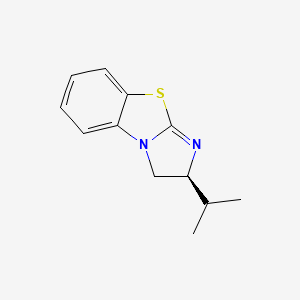 (S)-2-Isopropyl-2,3-dihydrobenzo[d]imidazo[2,1-b]thiazole chemical structure (CAS 1214921-55-7)