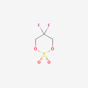 5,5-Difluoro-1,3,2-dioxathiane 2,2-dioxide chemical structure (CAS 1215071-15-0)
