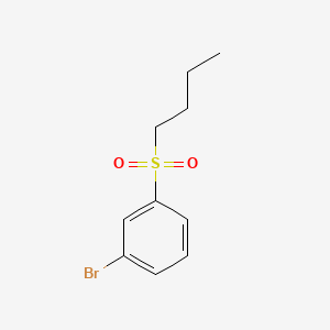 1-Bromo-3-(butylsulfonyl)benzene chemical structure (CAS 1215077-78-3)