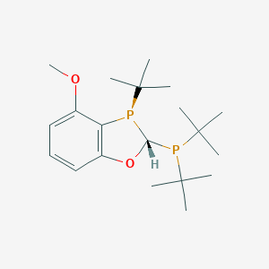 (2S,3R)-3-(tert-Butyl)-2-(di-tert-butylphosphino)-4-methoxy-2,3-dihydrobenzo[d][1,3]oxaphosphole chemical structure (CAS 1215081-28-9)