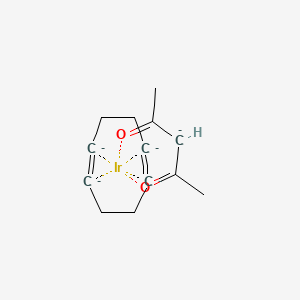 (Acetylacetonato)(1,5-cyclooctadiene)iridium(I) chemical structure (CAS 12154-84-6)